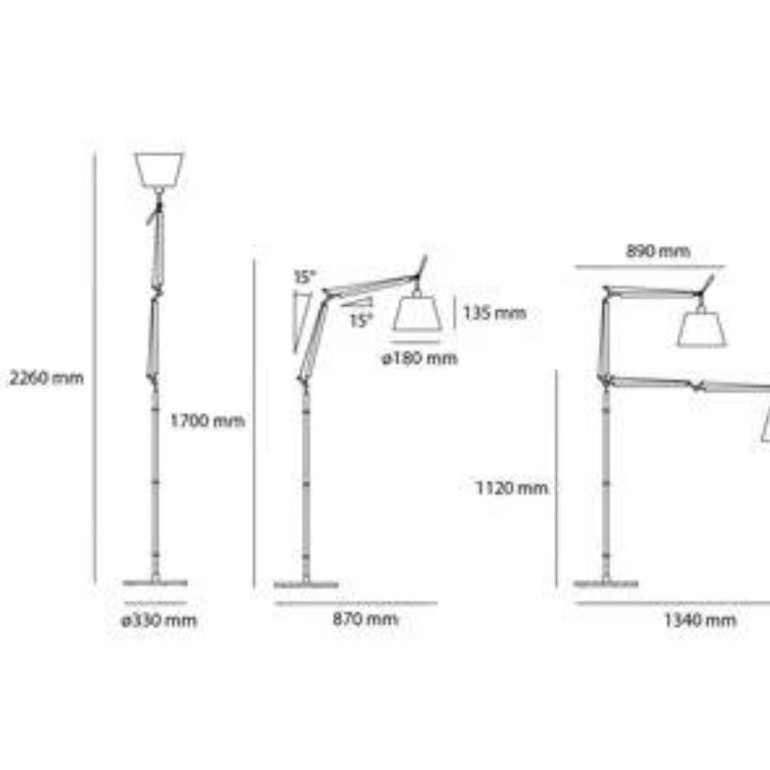 TOLOMEO basculante floor diff 18 cm