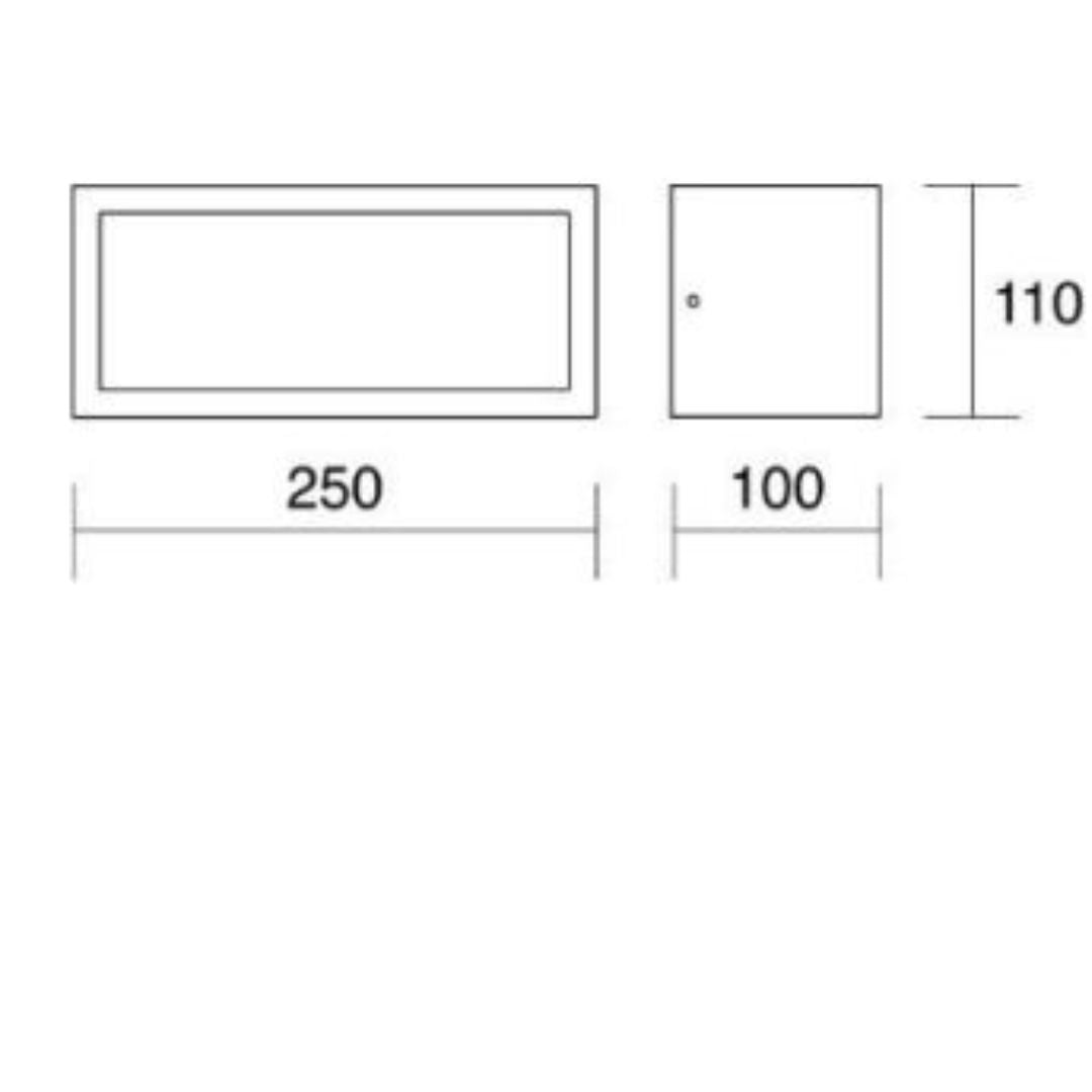 Applique da esterno in alluminio luce diffusa 1xE27 in 4 colori cod.530-531-532-528