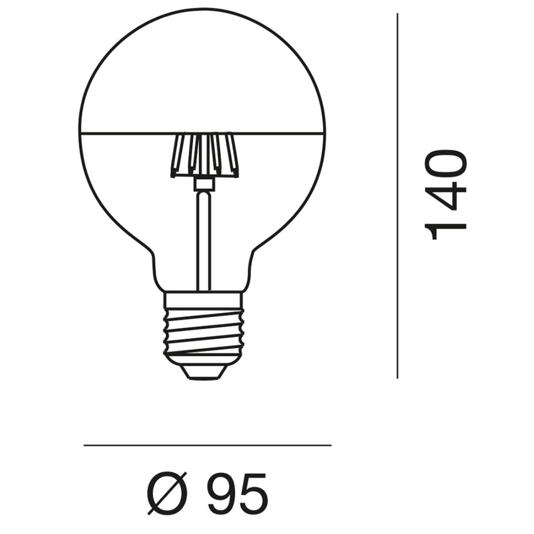 LAMPADINA E27 LED 12 W GLA301R