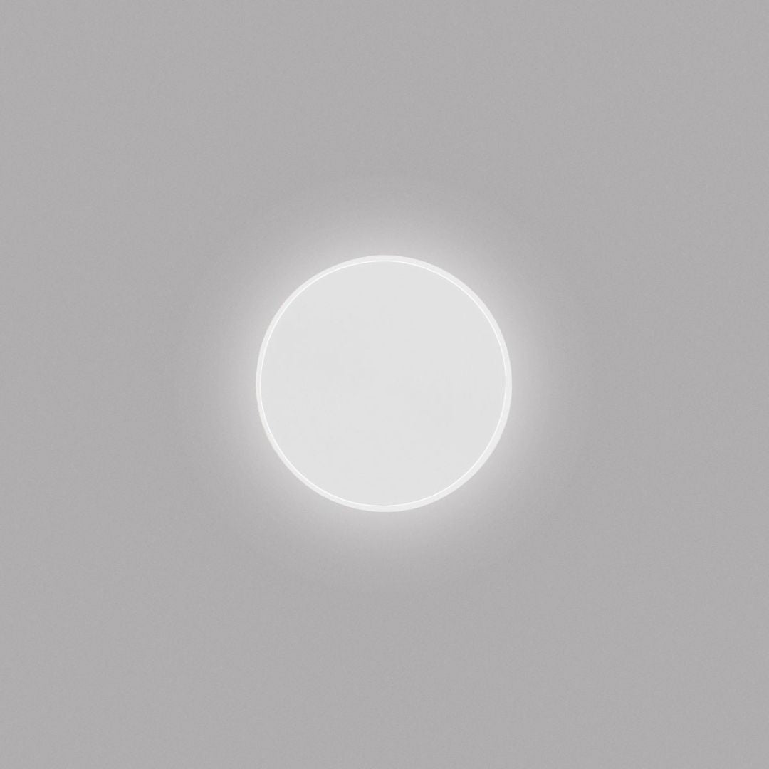 Applique tonda in metallo led in due misure art FORTUNA