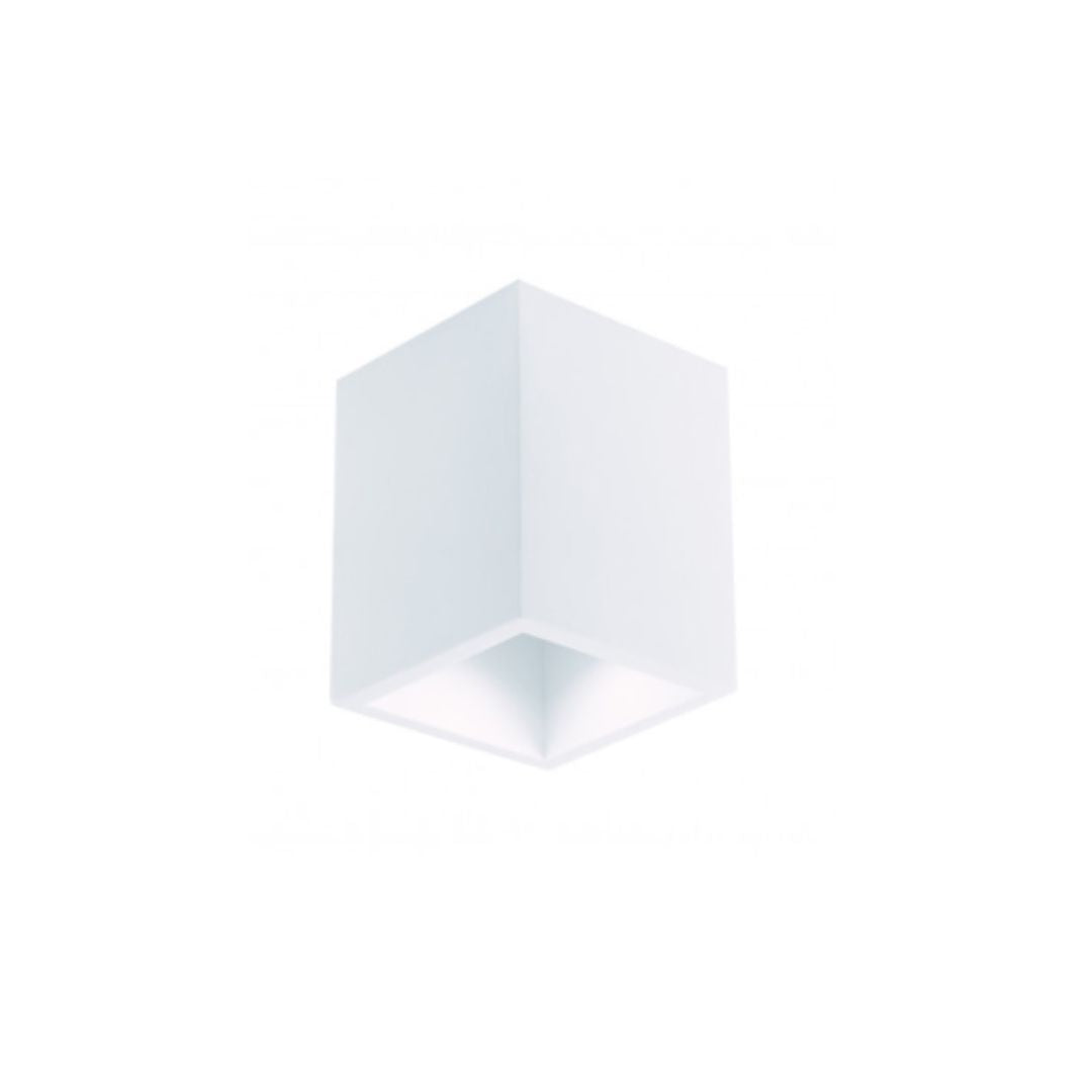 Plafoniera cubica in gesso 1xGU10 art FOSTER-PL1