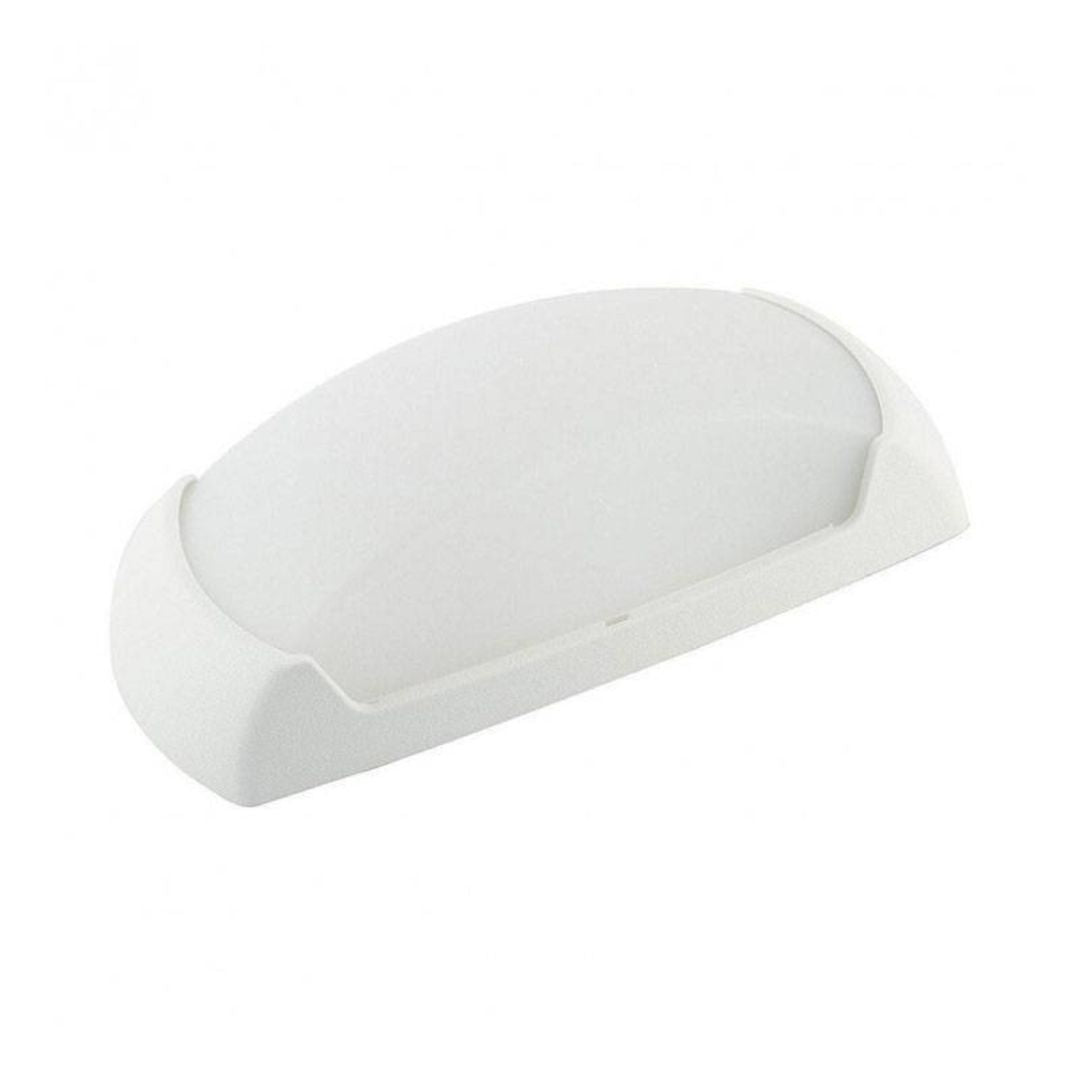 Applique da esterno bianca in plastica 1xE27 IP66 art FRANCY
