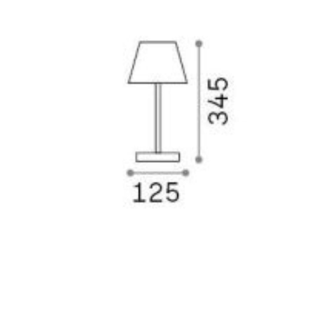 Lampada ricaricabile led art LOLITA