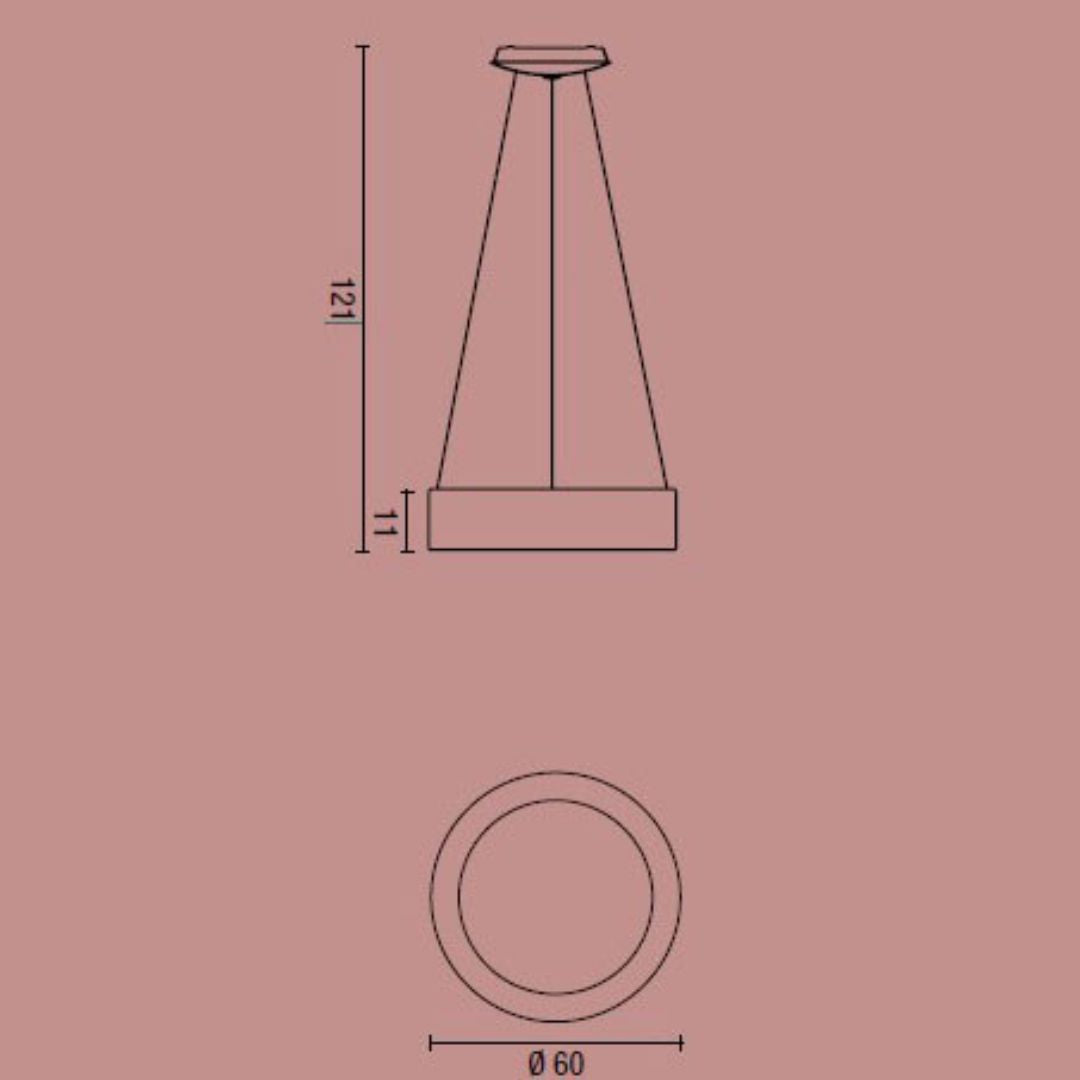 BAND sospensione Ø 60 cm