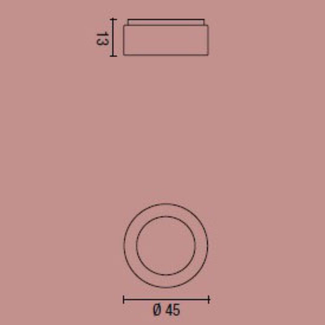 BAND plafoniera Ø 45 cm