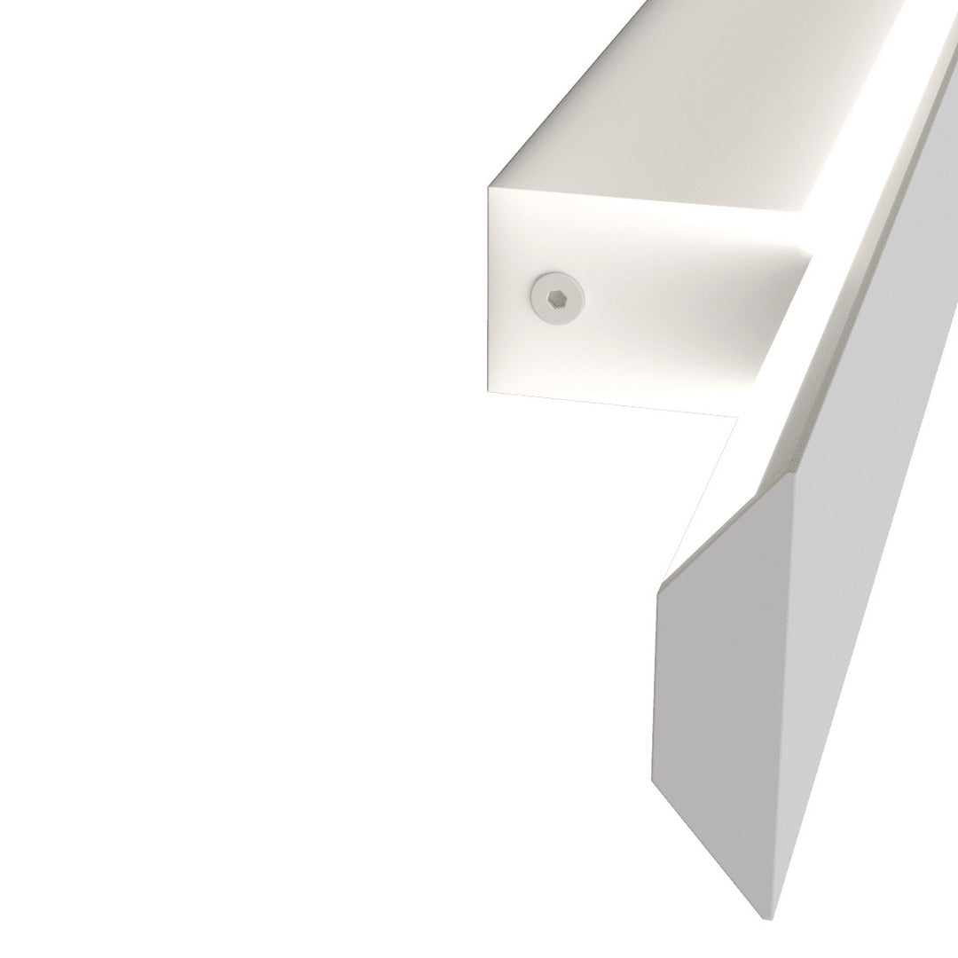 Applique lineare LED da parete bianco o Oro Champagne led 12W CCT - art Malika 1216/A40