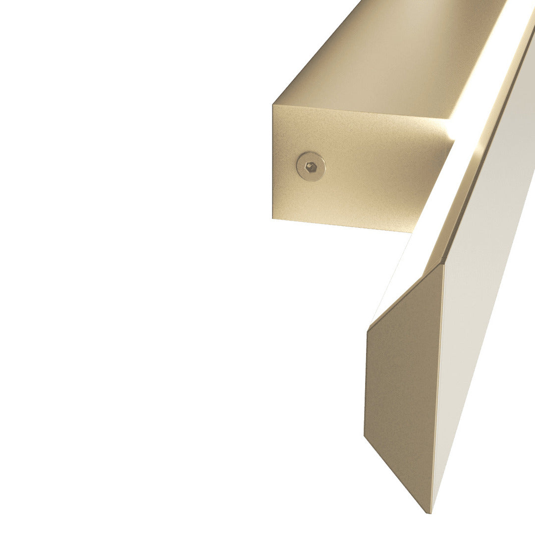 Applique lineare LED da parete bianco o Oro Champagne led 12W CCT - art Malika 1216/A40
