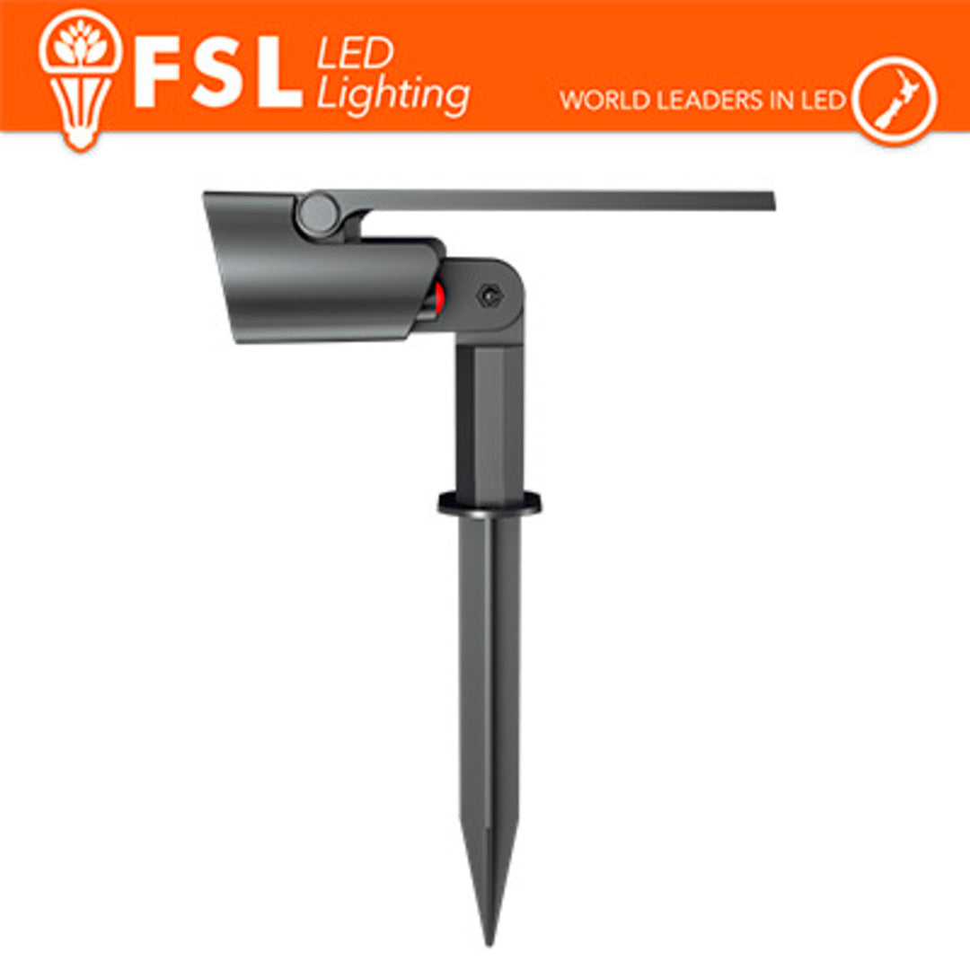 Lampada solare da esterno con picchietto e telecomando LED 15w cct