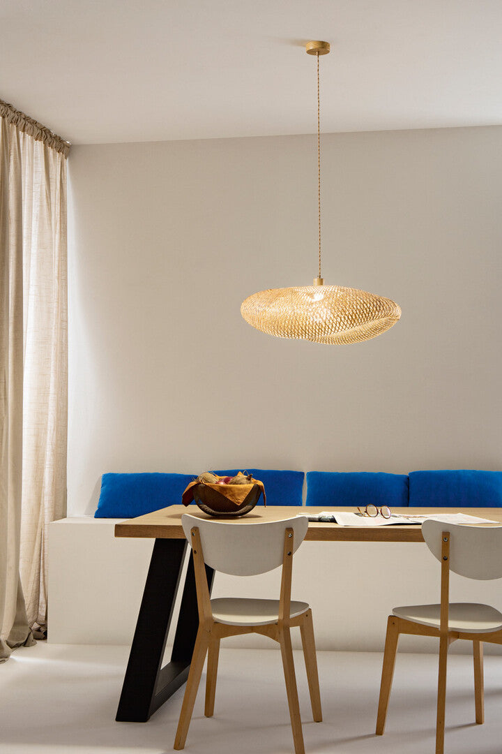 Sospensione stile etnico contemporaneo Ø48cm art Kayak