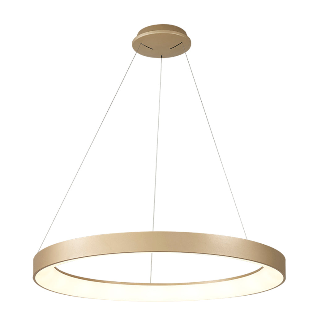 Sospensione anello led CCT dimmerabile Ø90cm vari colori - NISEKO II