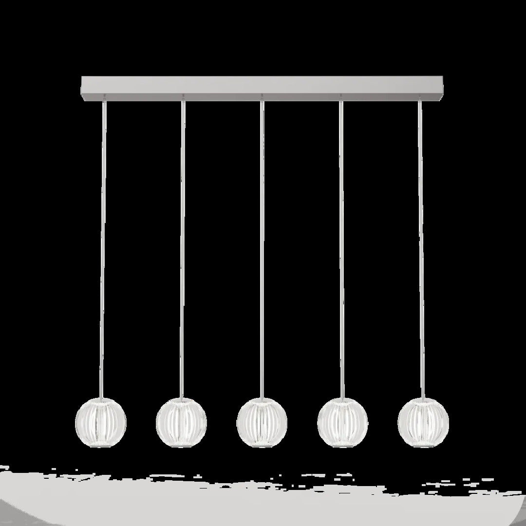 Sospensione sfera effetto cristallo led 3000°k art Diamond in varie misure