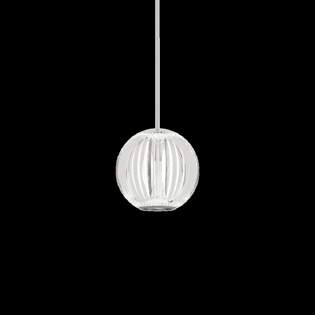 Sospensione sfera effetto cristallo led 3000°k art Diamond in varie misure