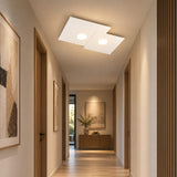Plafoniera in metallo 2 luci GX53 - art.1129/PL2