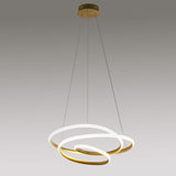 Sospensione moderna anello led intrecciato Ø85cm - 3 colori  art. DIVA S/S