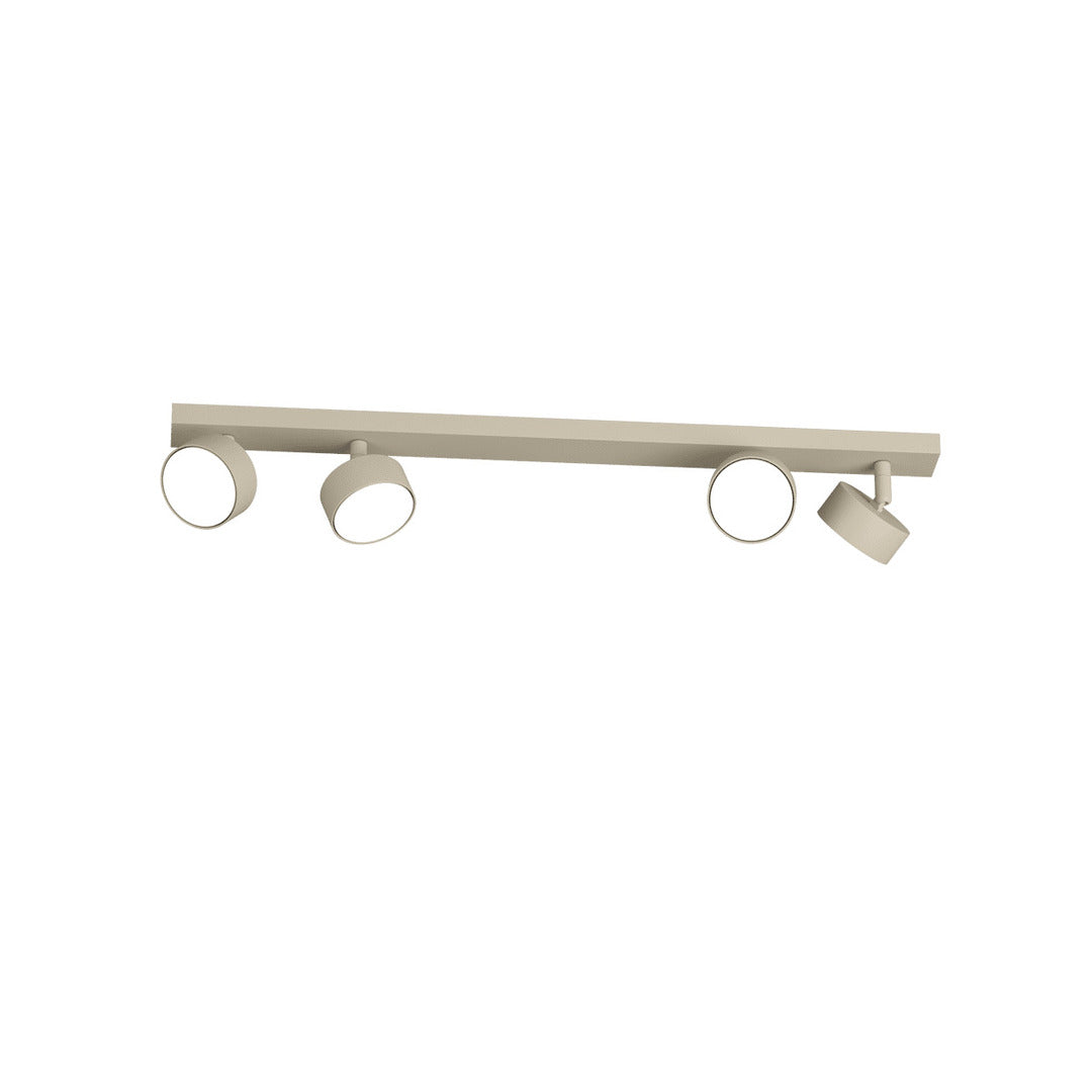 Lampada parete o soffitto EDRA 4 luci GX53 in 3 colori art 1210/4