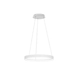 Sospensione moderna anello led Ø60cm bianco o oro art Malika 1216/S60