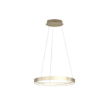 Sospensione moderna anello led Ø60cm bianco o oro art Malika 1216/S60