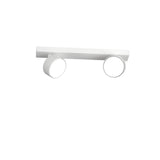 Lampada parete soffitto spot 2 luci GX53 in 3 colori art EDRA 1210/2