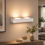 Applique moderna lineare da parete monoemissione 2 luci GX53 art 1129/A2 Toplight
