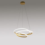 Sospensione moderna anello led intrecciato Ø65cm art DIVA S/G