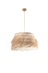 Sospensione in rattan Ø70cm 1 luce E27  art SAMOA