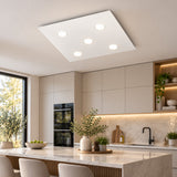 Plafoniera luminosa 5 luci LED GX53 - vari colori art.1127/PL5