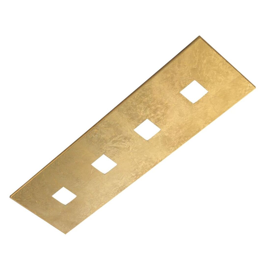 Plafoniera rettangolare 4 luci GX53 in metallo – 19 colori disponibili – Sparta R70