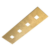 Plafoniera rettangolare 4 luci GX53 in metallo – 19 colori disponibili – Sparta R70