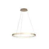 Sospensione moderna anello led Ø80cm bianco o oro art Malika 1216/S80