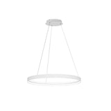 Sospensione moderna anello led Ø80cm bianco o oro art Malika 1216/S80