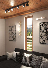 Lampada parete o soffitto EDRA 4 luci GX53 in 3 colori art 1210/4