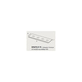 Plafoniera rettangolare 4 luci GX53 in metallo – 19 colori disponibili – Sparta R70